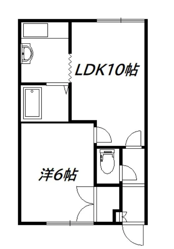 パル510 101号室の間取り図